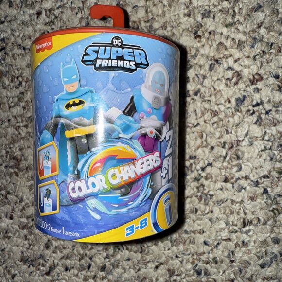 Fisher Price Imaginext DC Super Friends Color Changers Batman‎ And Mr Freeze Set - Picture 1 of 3